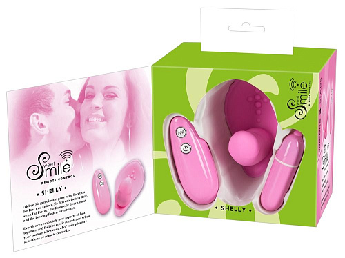 Вибростимулятор вагины с пультом управления розового цвета Orion 0575372