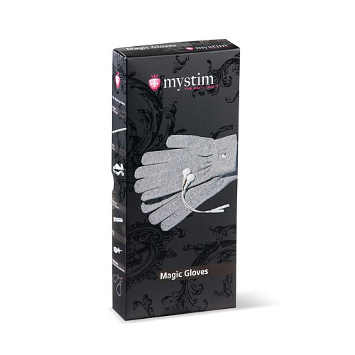 Перчатки для чувственного электромассажа MyStim Magic Gloves 46600