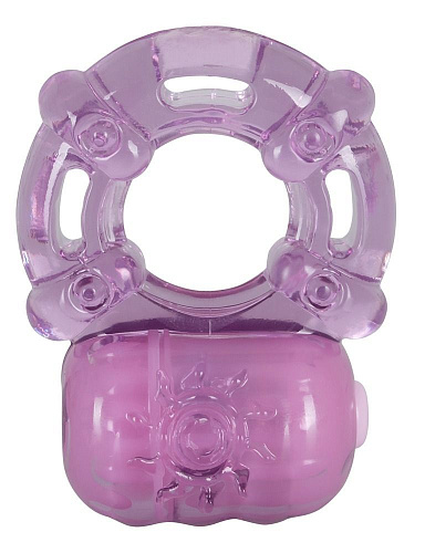 Фиолетовое виброкольцо Orion Lifeguard Penisring 0564907