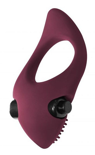 Бордовое эрекционное виброкольцо Lola toys Pure Passion Sunset 1302-02lola