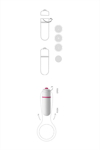 Розовое эрекционное виброкольцо S-HANDE S-HANDE Duets SHD-007