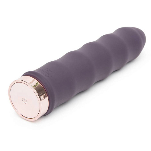 Фиолетовый вибратор с волнообразным стволом Fifty Shades of Grey Deep Inside Rechargeable Classic Wave Vibrator FS-69138 (16,5 см)