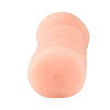 Мастурбатор-вагина телесного цвета с вибрацией и углублениями под пальцы Baile BM-009109-1002
