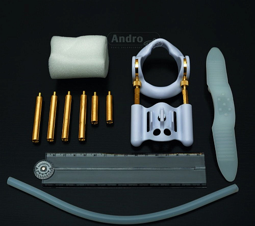 Бело-золотой экстендер для мужчин AndroPlus DP0001