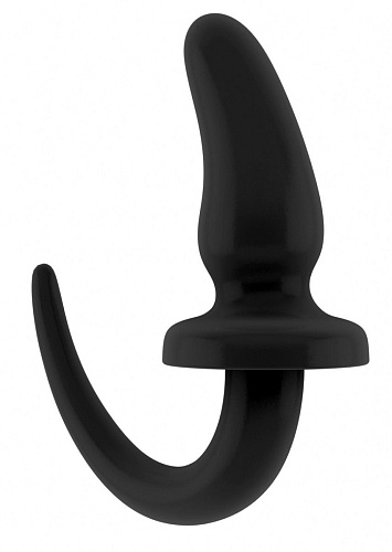 Чёрная анальная пробка Shots Media BV SONO №14 SON014BLK