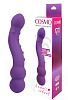 Фиолетовый изогнутый двусторонний стимулятор Bior toys Cosmo CSM-23080 (18 см)