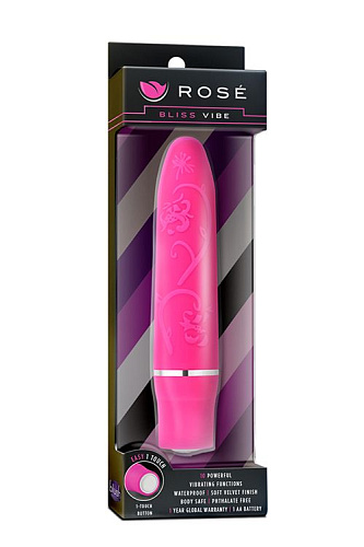 Розовый мини-вибратор Blush Novelties Bliss Vibe BL-21000 (10 см)