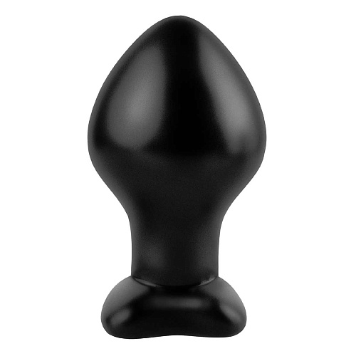Большая анальная пробка для фистинга в чёрном цвете Pipedream Mega Silicone Plug PD4606-23 (14,5 см)