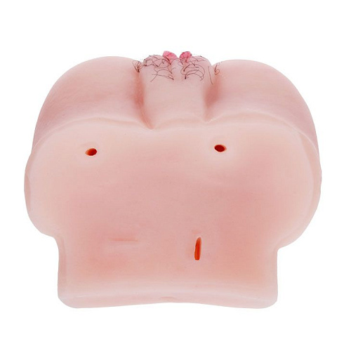 Тугой анус и вагина с вибрацией в телесном цвете Baile BM-009107-1002