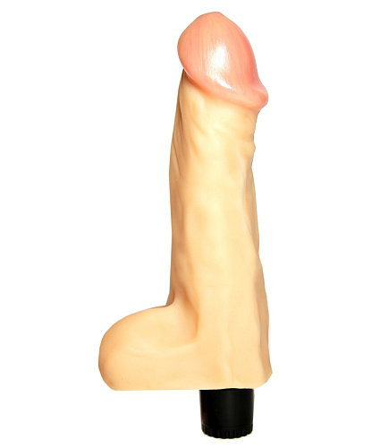 Вибромассажёр-реалистик в коробке телесного цвета Сумерки богов №26 202-26 BX SB (21 см)