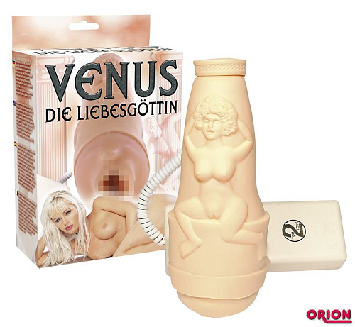 Мастурбатор-ротик телесного цвета с вибрацией Orion Venus 0552720