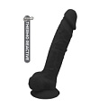 Чёрный фаллоимитатор на присоске Dream Toys DILDO 9.5INCH 21567 (21 см)