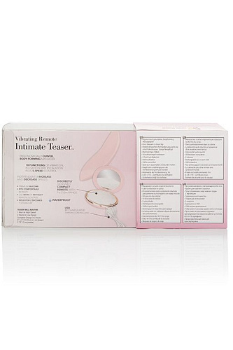 Вибромассажёр розового цвета с пультом управления California Exotic Novelties Intimate Tiaser SE-4810-05-9
