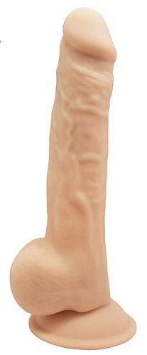 Телесный реалистичный фаллоимитатор на присоске Dream Toys 21561 (22 см)