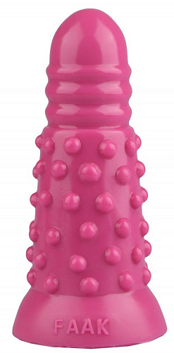 Розовая анальная втулка с шипиками Сумерки богов 1016-80 BX DD (18 см)