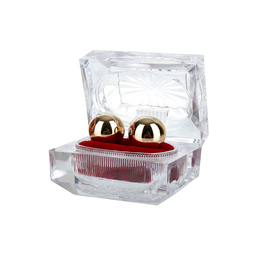 Золотистые вагинальные шарики Pipedream Ben Wa Balls PD2711-00