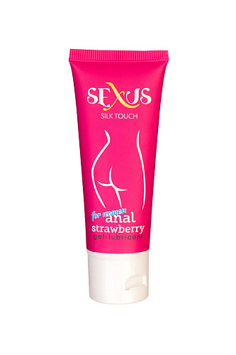 Анальный гель для женщин с ароматом клубники Sexus Silk Touch Strawberry Anal  817006