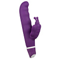 Фиолетовый вибростимулятор G-точки с клиторальной бабочкой Orion Smile G-Butterfly Vibrator 0575925 (15,5 см)