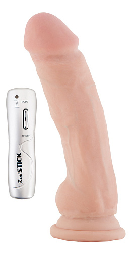 Телесный вибратор на присоске ToyFa 981030 (17,5 см)