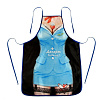 Чёрно-голубой сувенирный фартук Сима-Ленд «Десерт будете?» 838320