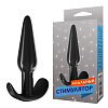 Чёрная анальная пробка для ношения Сумерки богов 650-06 BX DD (11,5 см)