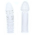 Комплект из 2 прозрачных насадок на пенис Dream Toys PENIS EXTENDER PACK 21691