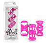 Набор розовых насадок California Exotic Novelties Posh Silicone Lover’s Cages SE-1369-30-3