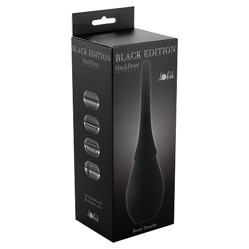 Чёрный анальный душ Lola toys Booty Douche 4223-01Lola