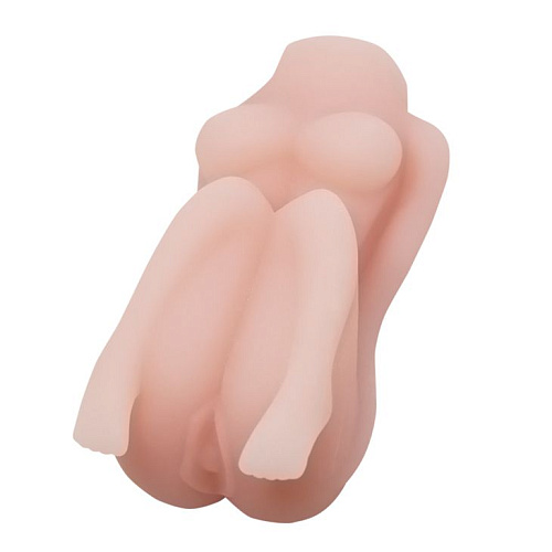 Тугой мастурбатор телесного цвета в виде женской фигурки Baile BM-009006NJ