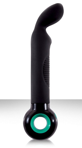 Чёрный вибратор для G-стимуляции NS Novelties Envie G Spot NSN-0210-23 (22 см)