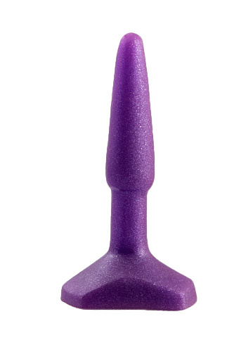 Фиолетовый анальный стимулятор Lola toys Small Anal Plug Purple 510245lola (12 см)