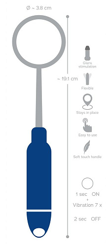 Синяя петля-стимулятор головки Orion Glans Stimulation Loop 05997510000 (19,1 см)