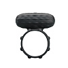 Широкое, чёрное эрекционное кольцо с вибрацией Baile Osborn BI-210170