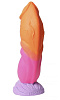 Яркий разноцветный фаллоимитатор Erasexa «Жар-птица» zoo61 (25 см)