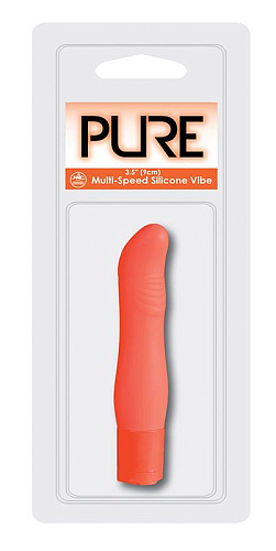 Оранжевый мини-вибратор NMC PURE 3.5INCH VIBRATOR ORANGE 111643 (9 см)