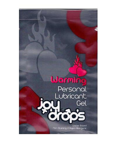 Пробник разогревающей смазки JoyDrops Warming - 3 мл. JoyDrops 308.0003