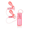 Помпы розового цвета  для груди с вибрацией California Exotic Novelties Nipple Play E-Zone SE-2598-04-3