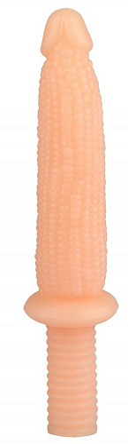 Телесный анальный реалистичный стимулятор Сумерки богов «Кукуруза» 1015-81 BX DD (33,5 см)