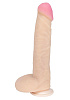 Большой телесный фаллоимитатор из неоскин на присоске LOVETOY (А-Полимер) REAL Next №32 563203 (24,5 см)
