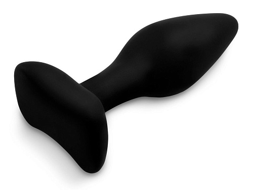 Черная анальная пробка Brazzers BRQ115 (8 см)