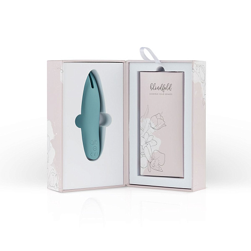 Грязно-синий клиторальный вибромассажёр EDC Wholesale The Tulip Clitoris Vibrator BLM004