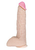 Крупный фаллоимитатор телесного цвета на подошве-присоске LOVETOY (А-Полимер) REAL Next №33 563303 (24 см)