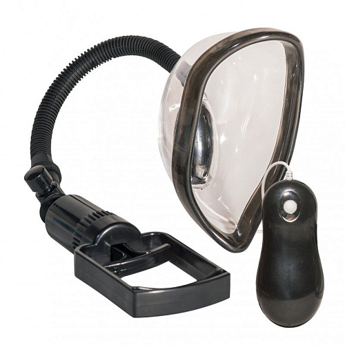 Прозрачная женская вакуумная помпа с вибрацией Сумерки богов 800-09 BX DD