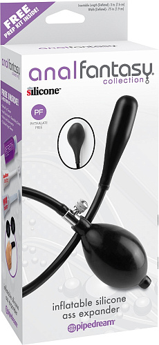 Чёрный надувной анальный расширитель Pipedream Inflatable Silicone Ass Expander PD4667-23