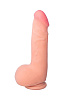 Вибратор с пультом ДУ и 10 режимами вибрации телесного цвета ToyFa 987017 (16 см)