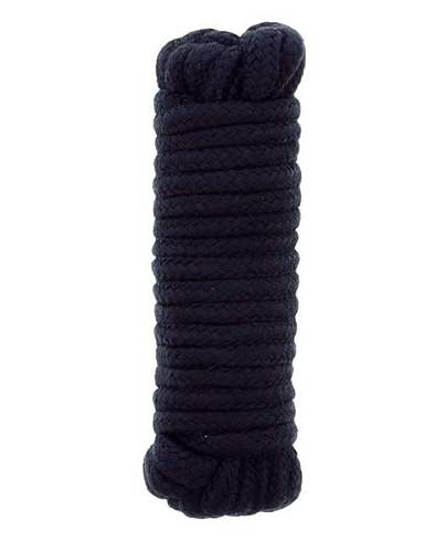 Чёрная веревка для связывания BONDX LOVE ROPE - 5 м. Dream Toys 20858