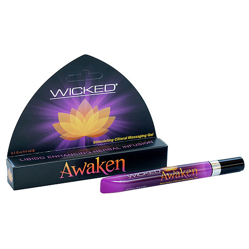Возбуждающий массажный гель для клитора WICKED AWAKEN - 8,6 мл. Wicked 90805
