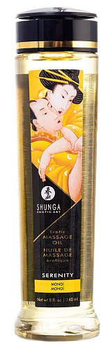 Массажное масло с ароматом моной Shunga Serenity 1213 (240 мл)