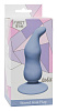 Голубая анальная пробка Lola toys Waved Anal Plug Blue 4104-02Lola (11 см)