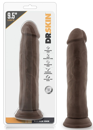 Коричневый фаллоимитатор Blush Novelties 9.5 Inch Cock BL-26816 (22 см)